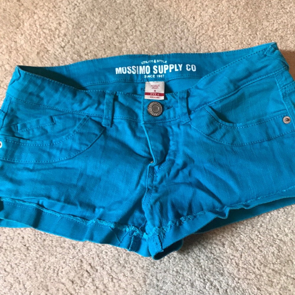 Blue shorts